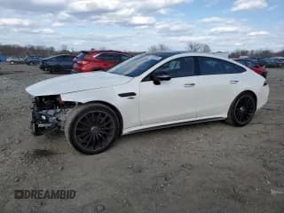 ✅ 2021 Mercedes-Benz AMG GT 43 • VIN: W1K7X5KB3MA035207 • Лот: 45636385. Опубликован ранее на Copart с пробегом 38 859 миль. Бесплатный доступ к архиву аукционных продаж из США и подробный отчёт об истории автомобиля на DreamBid. Изображение 1.