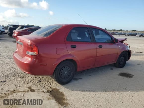 ✅ 2006 Chevrolet Aveo LS • VIN: KL1TD56646B681567 • Lot: 43339015. Wystawiony na Copart z przebiegiem 10 mil. Bezpłatny archiwum sprzedaży aukcyjnych z USA i szczegółowy raport historii pojazdu na DreamBid. Zdjęcie 3.