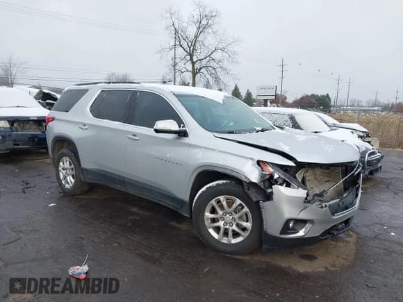 ✅ 2020 Chevrolet Traverse LT Cloth • VIN: 1GNERGKW6LJ150836 • Лот: 40907413. Опубликован ранее на IAAI с пробегом 87 133 миль. Бесплатный доступ к архиву аукционных продаж из США и подробный отчёт об истории автомобиля на DreamBid. Изображение 1.
