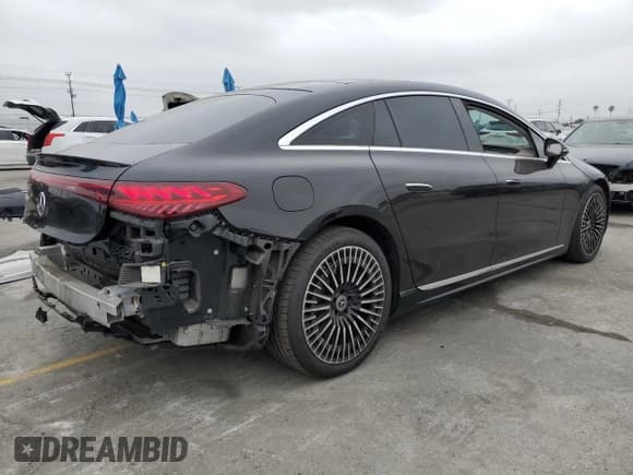 ✅ 2023 Mercedes-Benz EQS 450+ • VIN: W1KCG2DB1PA033566 • Lot: 58175605. Listed on Copart with 50,261 mi. Free auction sales archive from the USA and detailed vehicle history report at DreamBid. Image 3.