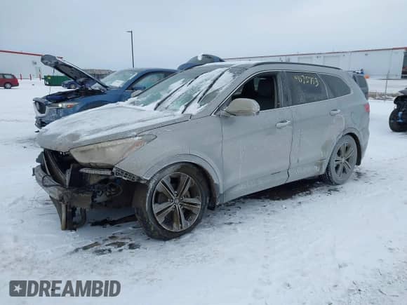 2015 Hyundai Santa Fe Limited with VIN KM8SR4HF0FU099804, listed as a IAAI auction lot 41575753 with 147,400 mi miles and . Bid and sale history available at DreamBid. Image 2.