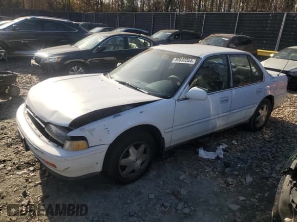 ✅ 1993 Honda Accord • VIN: 1HGCB7691PA093851 • Lot: 80692054. Listed on Copart with 154,440 mi. Free auction sales archive from the USA and detailed vehicle history report at DreamBid. Image 1.