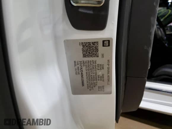 2022 Chevrolet Corvette 1LT с VIN 1G1YA2D40N5106685, выставлен на аукционе Copart как лот 73758934 с пробегом 26 417 миль миль и Списание • Salvage title. История ставок и продаж доступна на DreamBid. Изображение 20.