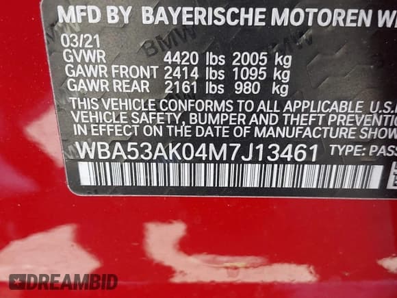 ✅ 2021 BMW 2 Series 228i • VIN: WBA53AK04M7J13461 • Lot: 42261729. Wystawiony na IAAI z przebiegiem 37 681 mil. Bezpłatny archiwum sprzedaży aukcyjnych z USA i szczegółowy raport historii pojazdu na DreamBid. Zdjęcie 9.