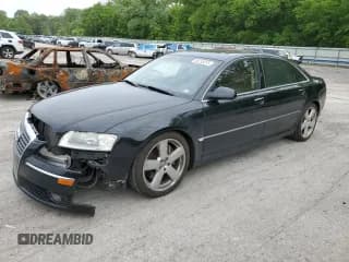 ✅ 2007 Audi A8 4.2L • VIN: WAUMV44E17N007856 • Lot: 58255675. Wystawiony na Copart z przebiegiem 125 804 mil. Bezpłatny archiwum sprzedaży aukcyjnych z USA i szczegółowy raport historii pojazdu na DreamBid. Zdjęcie 1.