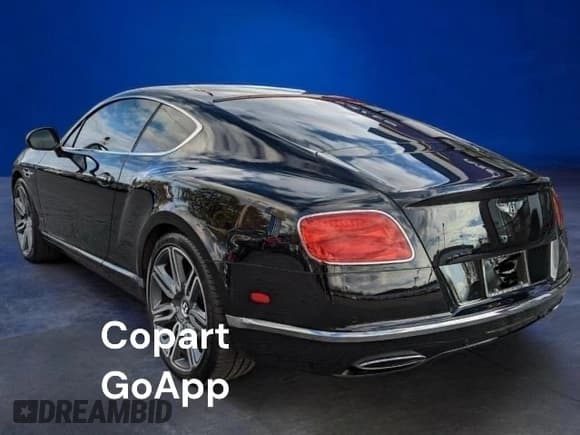 ✅ 2016 Bentley Continental GT • VIN: SCBFU7ZA9GC050XXX • Lot: 48626385. Listed on Copart with 8,523 mi. Free auction sales archive from the USA and detailed vehicle history report at DreamBid. Image 2.