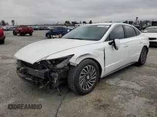 2022 Hyundai Sonata SEL z VIN KMHL34JJ9NA039086, wystawiony jako Copart lot #44275465 z przebiegiem 289 798 mil mil oraz Szkoda całkowita • Salvage title. Historia ofert i sprzedaży dostępna na DreamBid. Obrazek 1.