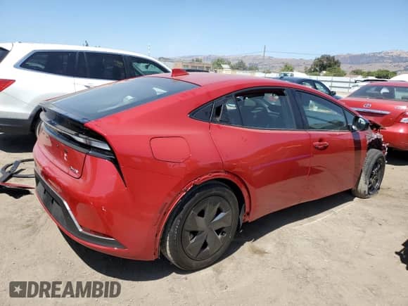 2025 Toyota Prius SE с VIN JTDACACU6S3046868, выставлен на аукционе Copart как лот 69399085 с пробегом 269 миль миль и Списание • Salvage title. История ставок и продаж доступна на DreamBid. Изображение 3.