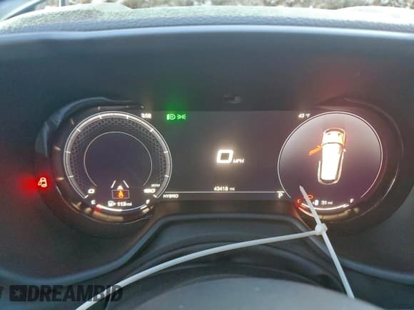 ✅ 2024 Dodge Hornet R/T • VIN: ZACPDFCW6R3A30804 • Lot: 95220775. Listed on Copart with 43,418 mi. Free auction sales archive from the USA and detailed vehicle history report at DreamBid. Image 9.