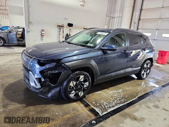 2024 Hyundai Kona SEL with VIN KM8HB3AB1RU098620, listed as a Copart auction lot 87390275 with 2,294 mi miles and Salvage title. Bid and sale history available at DreamBid. Image 1.