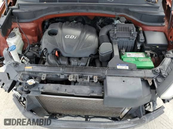 2015 Hyundai Santa Fe with VIN 5XYZT3LB3FG235301, listed as a Copart auction lot 81380474 with 119,008 mi miles and Salvage title. Bid and sale history available at DreamBid. Image 14.