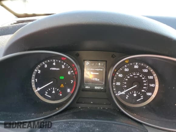 ✅ 2017 Hyundai Santa Fe 2.4L • VIN: 5XYZTDLB6HG438448 • Лот: 41260004. Опубликован ранее на Copart с пробегом 92 421 миль. Бесплатный доступ к архиву аукционных продаж из США и подробный отчёт об истории автомобиля на DreamBid. Изображение 9.