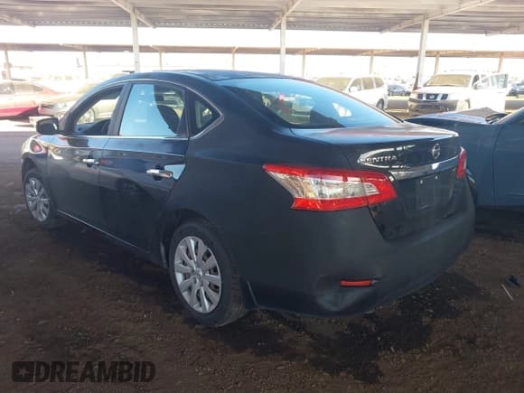 ✅ 2015 Nissan Sentra SV • VIN: 3N1AB7AP7FY362637 • Lot: 43608678. Listed on IAAI with 94,018 mi. Free auction sales archive from the USA and detailed vehicle history report at DreamBid. Image 3.