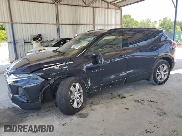 2020 Chevrolet Blazer LT z VIN 3GNKBCRS3LS562357, wystawiony jako Copart lot #61541824 z przebiegiem 76 736 mil mil oraz Szkoda całkowita • Salvage title. Historia ofert i sprzedaży dostępna na DreamBid. Obrazek 1.