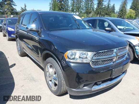 ✅ 2012 Dodge Durango Citadel • VIN: 1C4SDJET7CC286082 • Lot: 42196420. Listed on IAAI with 186,459 mi. Free auction sales archive from the USA and detailed vehicle history report at DreamBid. Image 1.