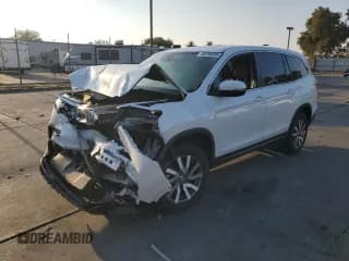 ✅ 2021 Honda Pilot EX-L • VIN: 5FNYF6H54MB017024 • Лот: 80298205. Опубликован ранее на Copart с пробегом 87 302 миль. Бесплатный доступ к архиву аукционных продаж из США и подробный отчёт об истории автомобиля на DreamBid. Изображение 1.