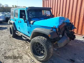 ✅ 2017 Jeep Wrangler Unlimited Sport • VIN: 1C4BJWDG6HL688161 • Lot: 43636222. Listed on IAAI with 97,444 mi. Free auction sales archive from the USA and detailed vehicle history report at DreamBid. Image 1.