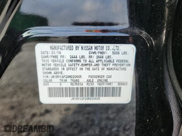 ✅ 2016 Infiniti Q70 • VIN: JN1BY1AP2GM220605 • Лот: 69024605. Опубликован ранее на Copart с пробегом 55 248 миль. Бесплатный доступ к архиву аукционных продаж из США и подробный отчёт об истории автомобиля на DreamBid. Изображение 12.