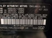 ✅ 2022 Mitsubishi Mirage ES • VIN: ML32FUFJ7NHF01450 • Lot: 42429652. Listed on IAAI with 11,040 mi. Free auction sales archive from the USA and detailed vehicle history report at DreamBid. Image 9.