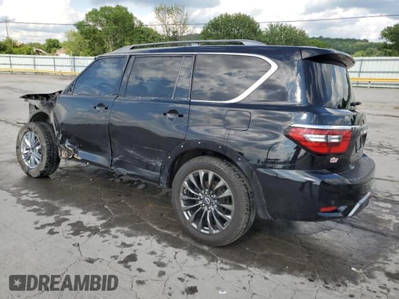 ✅ 2021 Nissan Armada Platinum • VIN: JN8AY2DB7M9792707 • Лот: 59089185. Опубликован ранее на Copart с пробегом 66 678 миль. Бесплатный доступ к архиву аукционных продаж из США и подробный отчёт об истории автомобиля на DreamBid. Изображение 2.