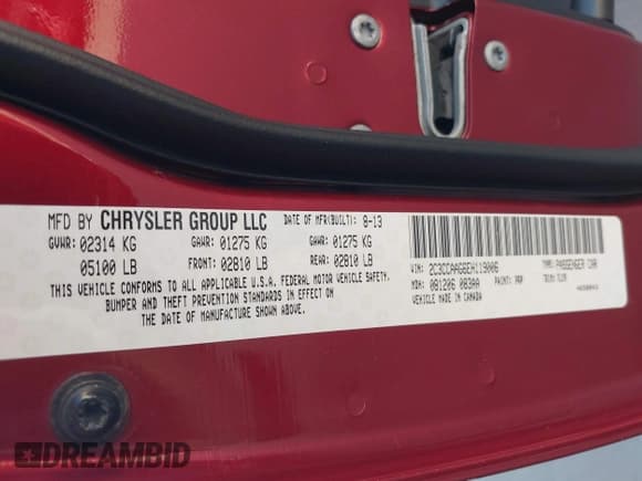 ✅ 2014 Chrysler 300 • VIN: 2C3CCAAG6EH119006 • Лот: 43647364. Опубликован ранее на IAAI с пробегом 161 491 миль. Бесплатный доступ к архиву аукционных продаж из США и подробный отчёт об истории автомобиля на DreamBid. Изображение 9.