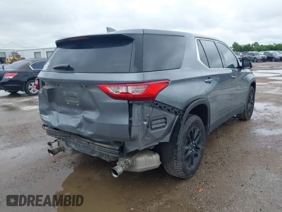 ✅ 2020 Chevrolet Traverse LS • VIN: 1GNERFKW0LJ122265 • Lot: 42484542. Listed on IAAI with 123,138 mi. Free auction sales archive from the USA and detailed vehicle history report at DreamBid. Image 4.