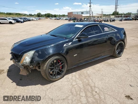 ✅ 2011 Cadillac CTS-V • VIN: 1G6DV1EP9B0112705 • Lot: 59093154. Listed on Copart with 114,181 mi. Free auction sales archive from the USA and detailed vehicle history report at DreamBid. Image 1.