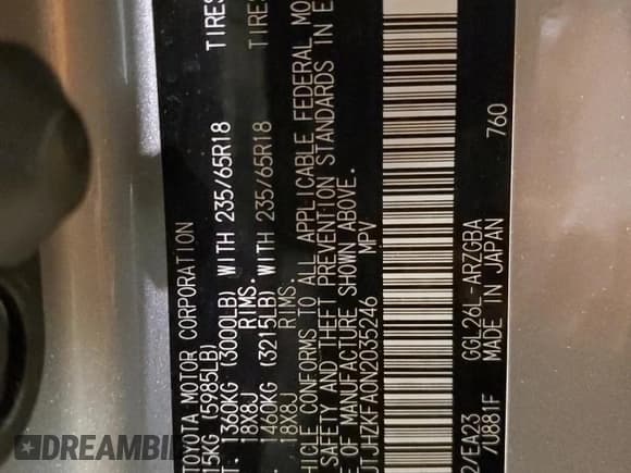 ✅ 2022 Lexus RX 350L • VIN: JTJHZKFA0N2035246 • Lot: 79532394. Listed on Copart with 21,336 mi. Free auction sales archive from the USA and detailed vehicle history report at DreamBid. Image 15.