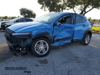 2022 Hyundai Kona SE with VIN KM8K22AB9NU770644, listed as a Copart auction lot 80236825 with 55,712 mi miles and Non repairable. Bid and sale history available at DreamBid. Image 1.