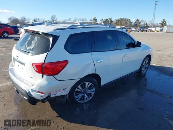 ✅ 2020 Nissan Pathfinder S • VIN: 5N1DR2AMXLC621393 • Lot: 41658654. Listed on IAAI with 74,634 mi. Free auction sales archive from the USA and detailed vehicle history report at DreamBid. Image 4.