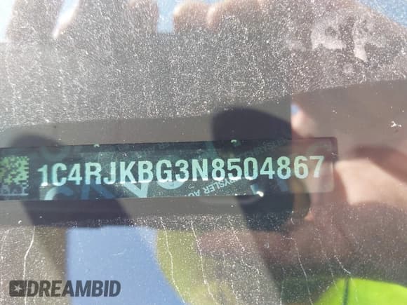 ✅ 2022 Jeep Grand Cherokee Limited • VIN: 1C4RJKBG3N8504867 • Lot: 42802360. Listed on IAAI with 29,702 mi. Free auction sales archive from the USA and detailed vehicle history report at DreamBid. Image 9.