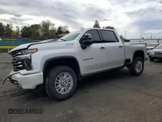 ✅ 2021 Chevrolet Silverado 2500HD High Country • VIN: 1GC4YREY3MF265561 • Lot: 91685955. Wystawiony na Copart z przebiegiem 67 494 mil. Bezpłatny archiwum sprzedaży aukcyjnych z USA i szczegółowy raport historii pojazdu na DreamBid. Zdjęcie 1.