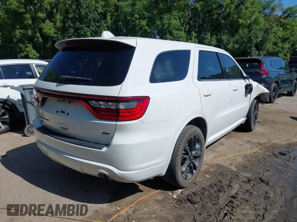 ✅ 2021 Dodge Durango GT Plus • VIN: 1C4RDJDG4MC643495 • Lot: 42632636. Listed on IAAI with 76,637 mi. Free auction sales archive from the USA and detailed vehicle history report at DreamBid. Image 4.