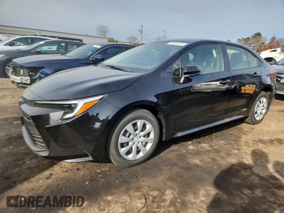✅ 2025 Toyota Corolla Hybrid LE • VIN: JTDBDMHEXS3025879 • Lot: 91855105. Listed on Copart with 743 mi. Free auction sales archive from the USA and detailed vehicle history report at DreamBid. Image 1.
