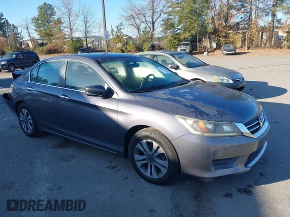 ✅ 2014 Honda Accord LX • VIN: 1HGCR2F30EA078085 • Лот: 43601393. Опубликован ранее на IAAI с пробегом 131 448 миль. Бесплатный доступ к архиву аукционных продаж из США и подробный отчёт об истории автомобиля на DreamBid. Изображение 1.