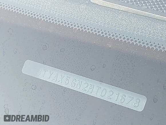 ✅ 2021 Toyota Tacoma SR • VIN: 3TYAX5GN2MT021678 • Lot: 43138416. Wystawiony na IAAI z przebiegiem 56 334 mil. Bezpłatny archiwum sprzedaży aukcyjnych z USA i szczegółowy raport historii pojazdu na DreamBid. Zdjęcie 18.