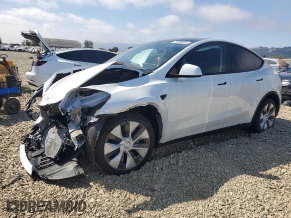 ✅ 2024 Tesla Model Y Long Range • VIN: 7SAYGDEE5RF066748 • Lot: 71739845. Listed on Copart with 20,504 mi. Free auction sales archive from the USA and detailed vehicle history report at DreamBid. Image 1.