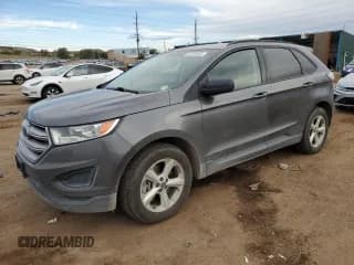 ✅ 2017 Ford Edge SE • VIN: 2FMPK4G93HBC02485 • Lot: 82733455. Listed on Copart with 128,505 mi. Free auction sales archive from the USA and detailed vehicle history report at DreamBid. Image 1.