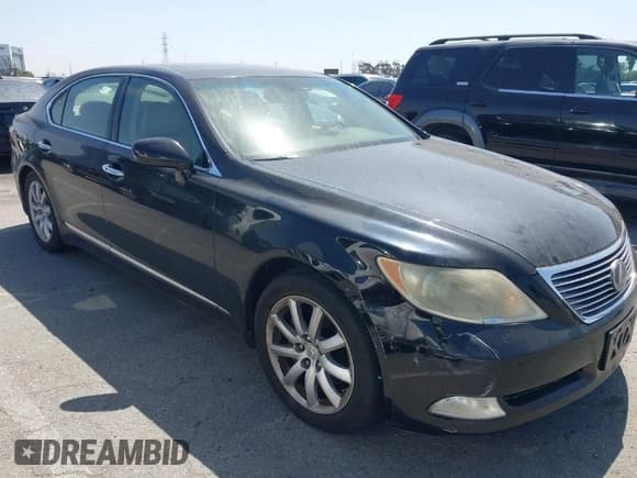 ✅ 2007 Lexus LS 460 L • VIN: JTHGL46F375001759 • Lot: 41959744. Listed on IAAI with 144,668 mi. Free auction sales archive from the USA and detailed vehicle history report at DreamBid. Image 1.