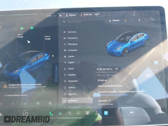 ✅ 2021 Tesla Model 3 Long Range • VIN: 5YJ3E1EB8MF010202 • Lot: 43184800. Wystawiony na IAAI z przebiegiem 72 106 mil. Bezpłatny archiwum sprzedaży aukcyjnych z USA i szczegółowy raport historii pojazdu na DreamBid. Zdjęcie 7.