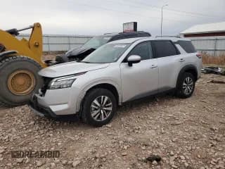 ✅ 2025 Nissan Pathfinder SL • VIN: 5N1DR3CC7SC235409 • Lot: 91944305. Listed on Copart with 17,376 mi. Free auction sales archive from the USA and detailed vehicle history report at DreamBid. Image 1.