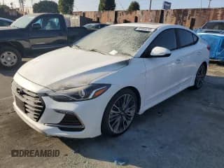 ✅ 2018 Hyundai Elantra Sport • VIN: KMHD04LB9JU704015 • Lot: 90088295. Listed on Copart with Not provided. Free auction sales archive from the USA and detailed vehicle history report at DreamBid. Image 1.