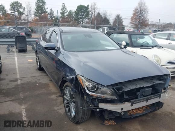 ✅ 2015 Hyundai Genesis 3.8L • VIN: KMHGN4JE8FU033245 • Лот: 43755627. Опубликован ранее на IAAI с пробегом 145 333 миль. Бесплатный доступ к архиву аукционных продаж из США и подробный отчёт об истории автомобиля на DreamBid. Изображение 1.