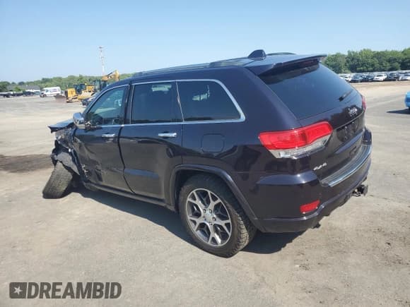 ✅ 2019 Jeep Grand Cherokee Overland • VIN: 1C4RJFCG3KC840016 • Lot: 62774195. Listed on Copart with 70,926 mi. Free auction sales archive from the USA and detailed vehicle history report at DreamBid. Image 2.
