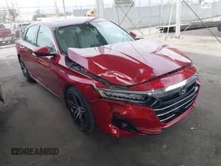 2021 Honda Accord Touring with VIN 1HGCV3F92MA015803, listed as a IAAI auction lot 43078480 with 16,057 mi miles and . Bid and sale history available at DreamBid. Image 1.