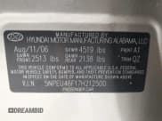 ✅ 2007 Hyundai Sonata SE • VIN: 5NPEU46F17H212500 • Лот: 41368333. Опубликован ранее на IAAI с пробегом 140 850 миль. Бесплатный доступ к архиву аукционных продаж из США и подробный отчёт об истории автомобиля на DreamBid. Изображение 9.