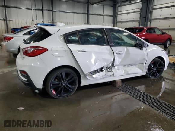 ✅ 2018 Chevrolet Cruze LT • VIN: 3G1BE6SM7JS617492 • Lot: 80687575. Listed on Copart with 114,990 mi. Free auction sales archive from the USA and detailed vehicle history report at DreamBid. Image 3.