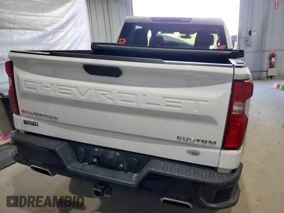 2019 Chevrolet Silverado 1500 Custom Trail Boss with VIN 1GCPYCEF6KZ342718, listed as a Copart auction lot 85947555 with 52,851 mi miles and Salvage title. Bid and sale history available at DreamBid. Image 6.