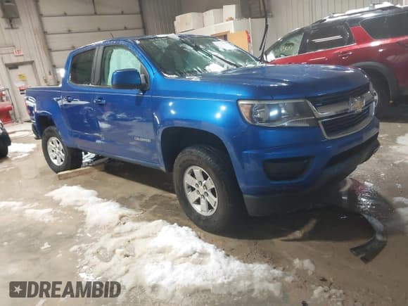 ✅ 2018 Chevrolet Colorado 2WD Work Truck • VIN: 1GCGSBEA8J1226207 • Lot: 41140073. Listed on IAAI with 108,578 mi. Free auction sales archive from the USA and detailed vehicle history report at DreamBid. Image 1.