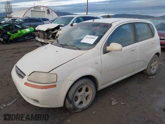 2008 Chevrolet Aveo LS with VIN KL1TD66618B260365, listed as a IAAI auction lot 41145093 with Not provided miles and . Bid and sale history available at DreamBid. Image 2.